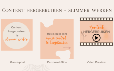 Hoe je social media content slim kunt hergebruiken (zonder dat het saai wordt)