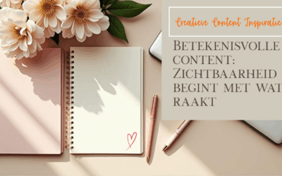 Betekenisvolle content, daar draait zichtbaarheid om, niet om meer content