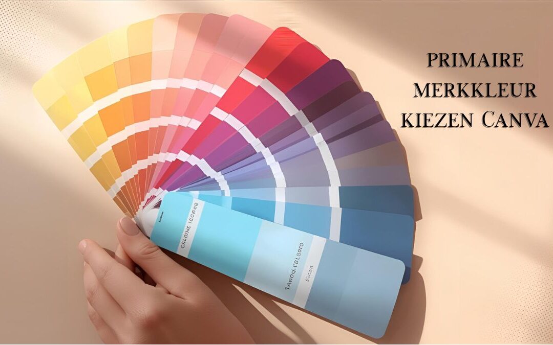 Hoe kies je je primaire merkkleur in Canva?