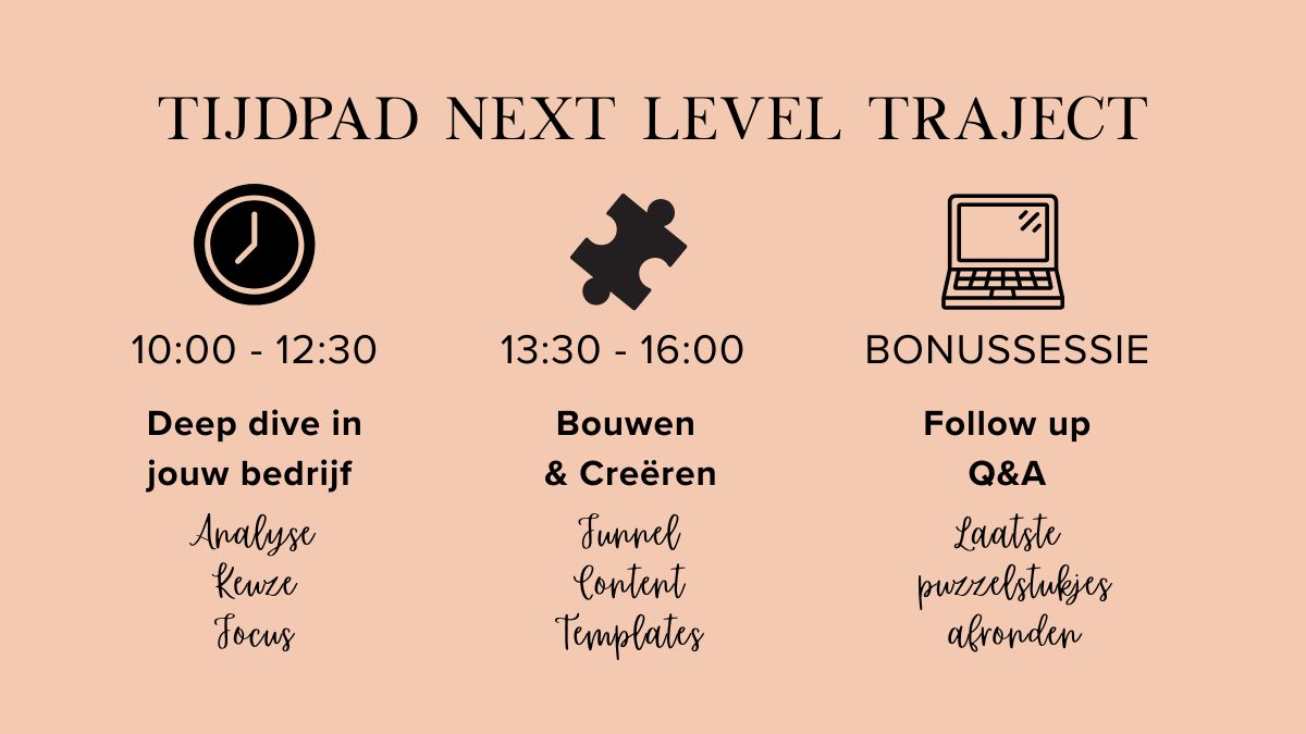 tijdpad next level dag