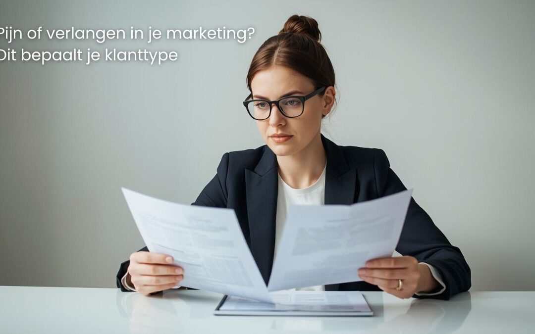 Pijn of verlangen in je marketing? Dit bepaalt het type klant dat je aantrekt