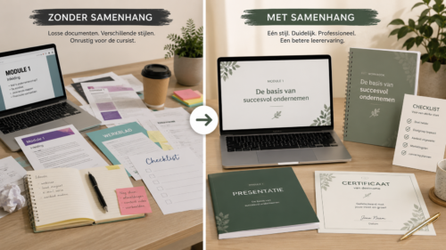 cursuspakket in Canva